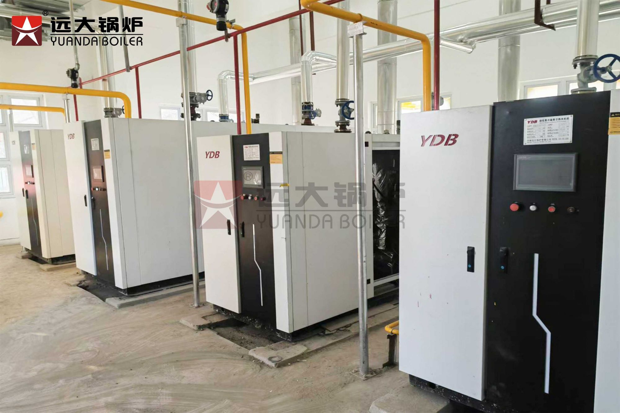 甘肅蘭州某賓館4臺YDB燃氣真空冷凝熱水機組